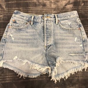 Agolde Parker Denim Shorts
